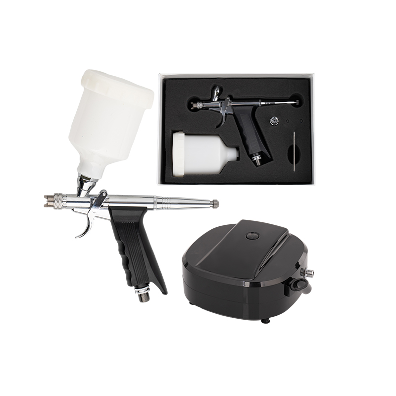 TM1001 TM116A-2 Bronzlaşma için taşınabilir Airbrush seti
